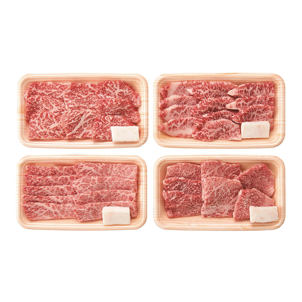 松阪牛人気の焼肉4種食べ比べセット 480g