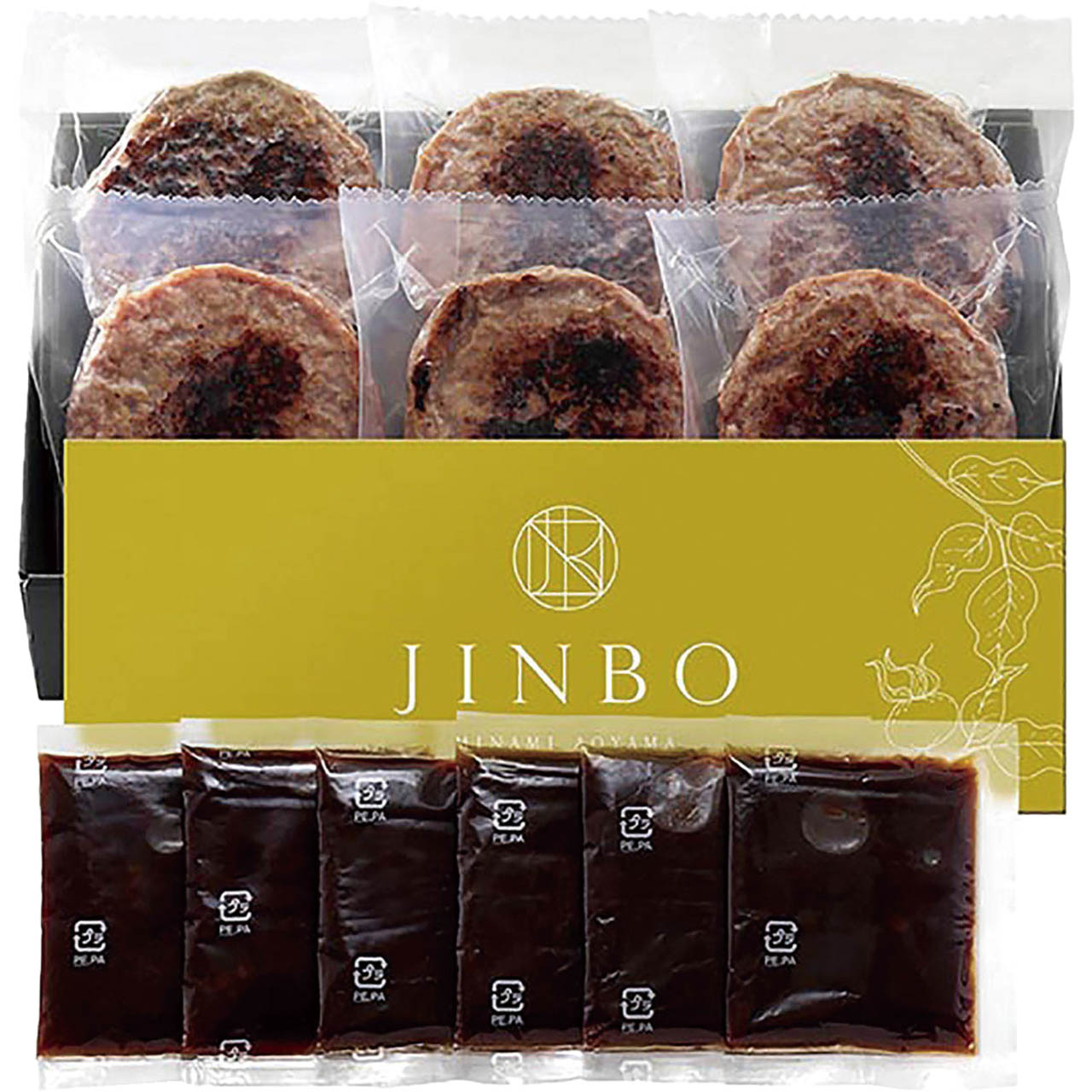 「JINBO MINAMI AOYAMA」焼き目つきハンバーグ