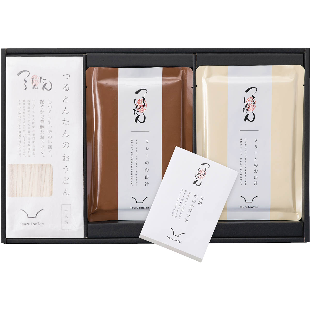 つるとんたん　かけ・カレー・クリームのおうどん