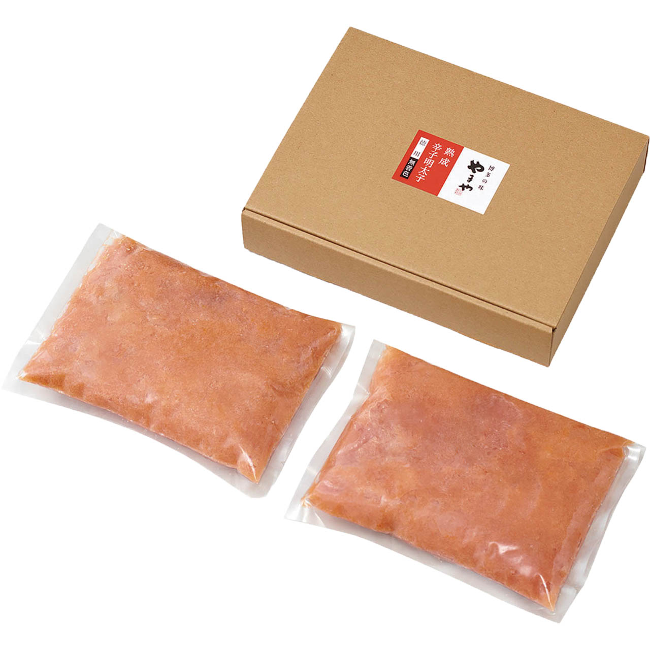 熟成無着色明太子徳用冷凍500g×2