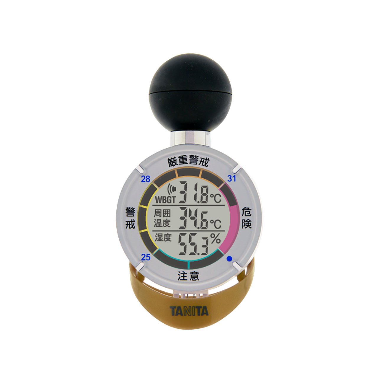 黒球式熱中計指数計　熱中アラーム