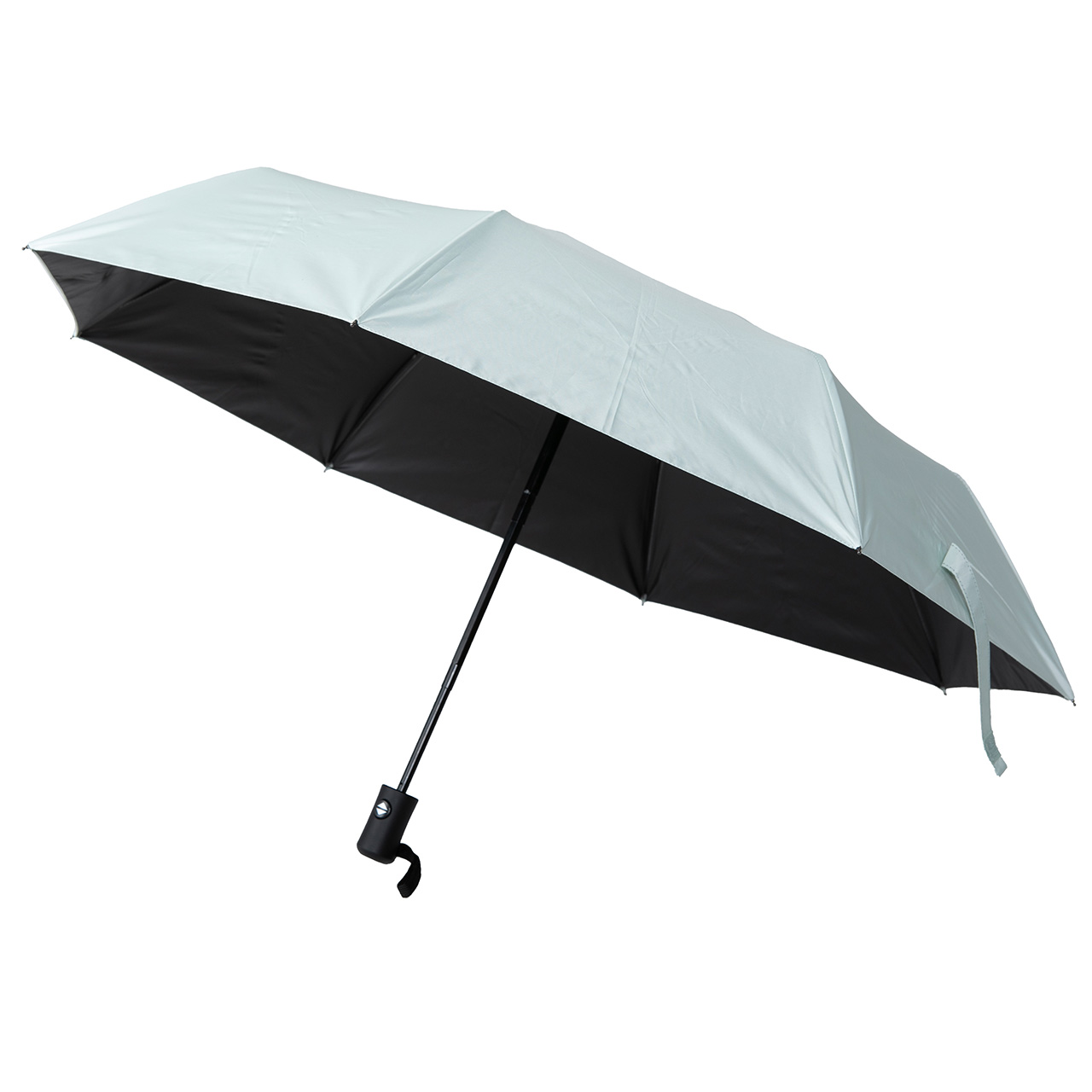 自動開閉式UV日傘カラビナ付き　（ミント）
