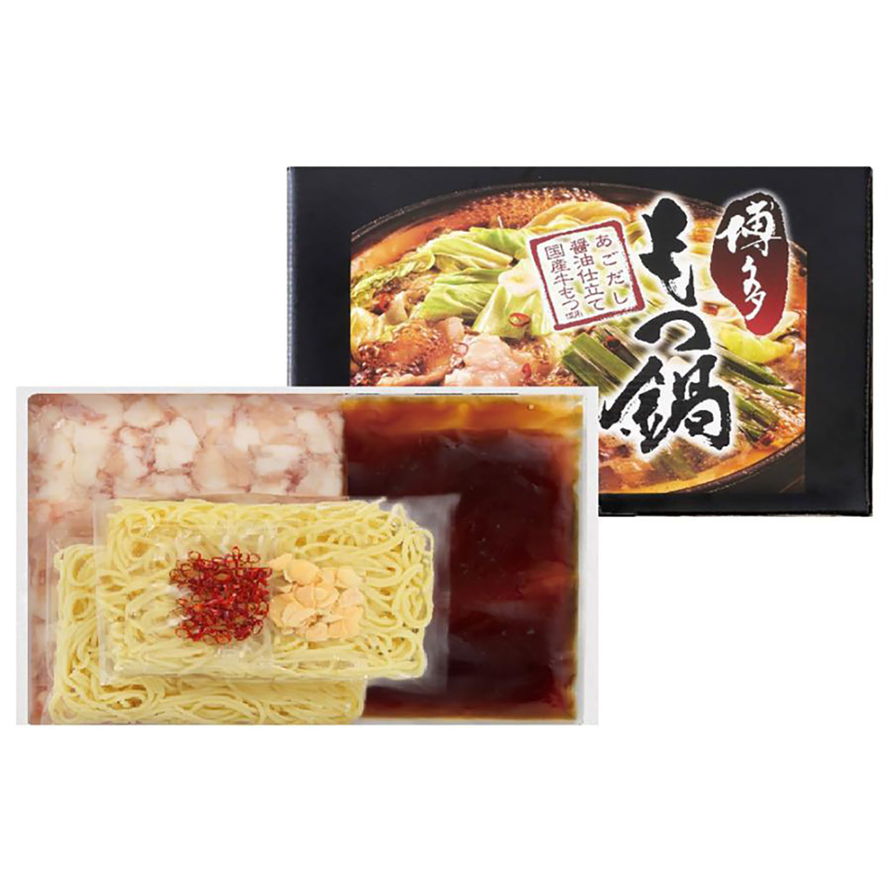 八粋堂もつ鍋セット醤油味