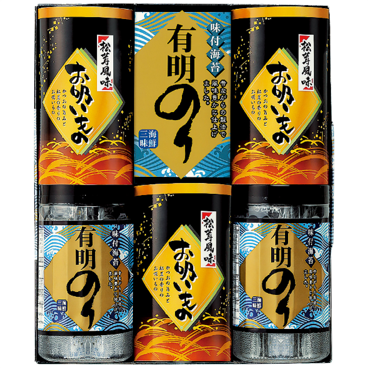 有明のり・永谷園松茸風味お吸い物詰合せ ZFC-25