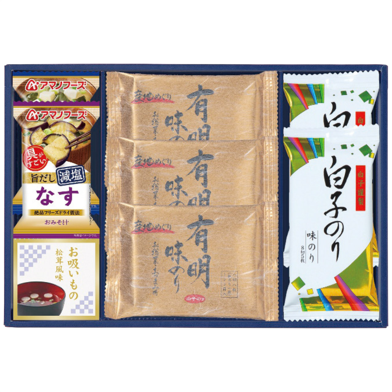 永谷園＆白子味のり＆アマノフーズ詰合せ 7081-25