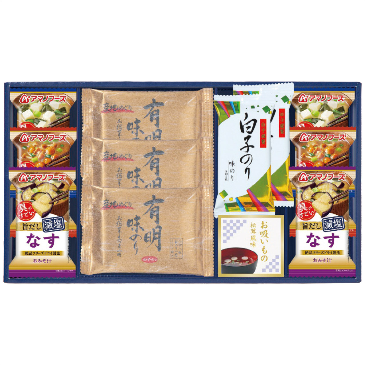 永谷園＆白子味のり＆アマノフーズ詰合せ 7083-40