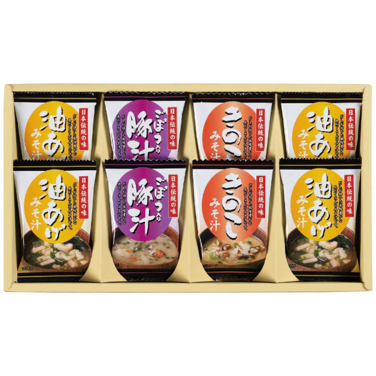 フリーズドライお味噌汁三種の味詰合せ KF-BO