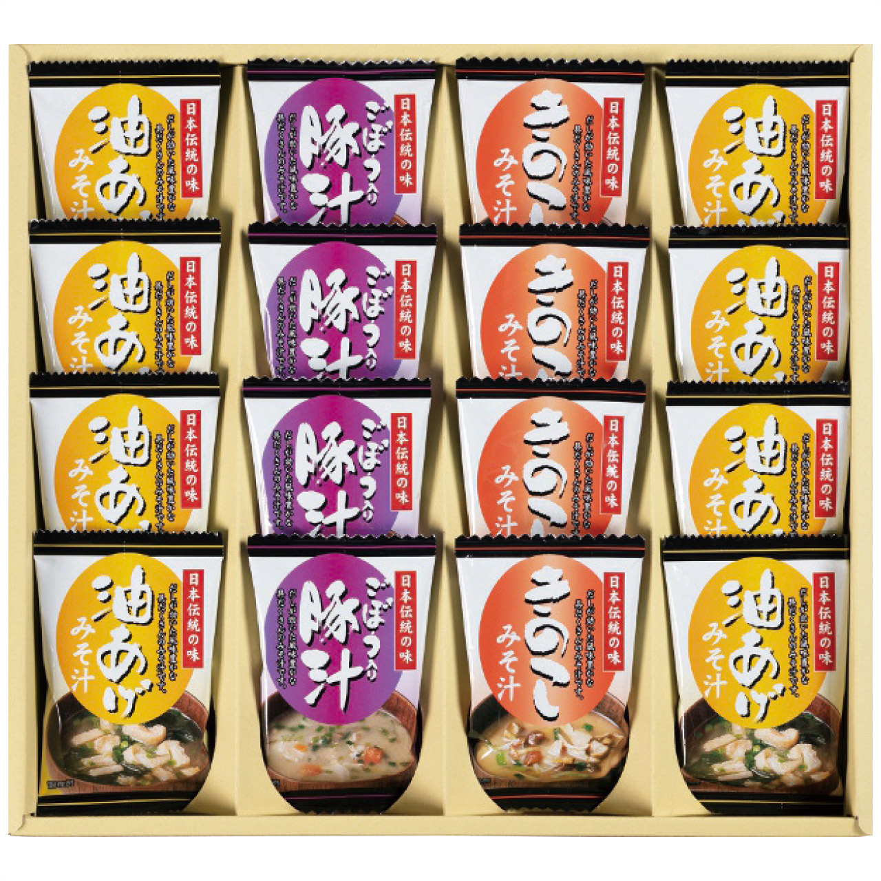 フリーズドライお味噌汁三種の味詰合せ KF-DO
