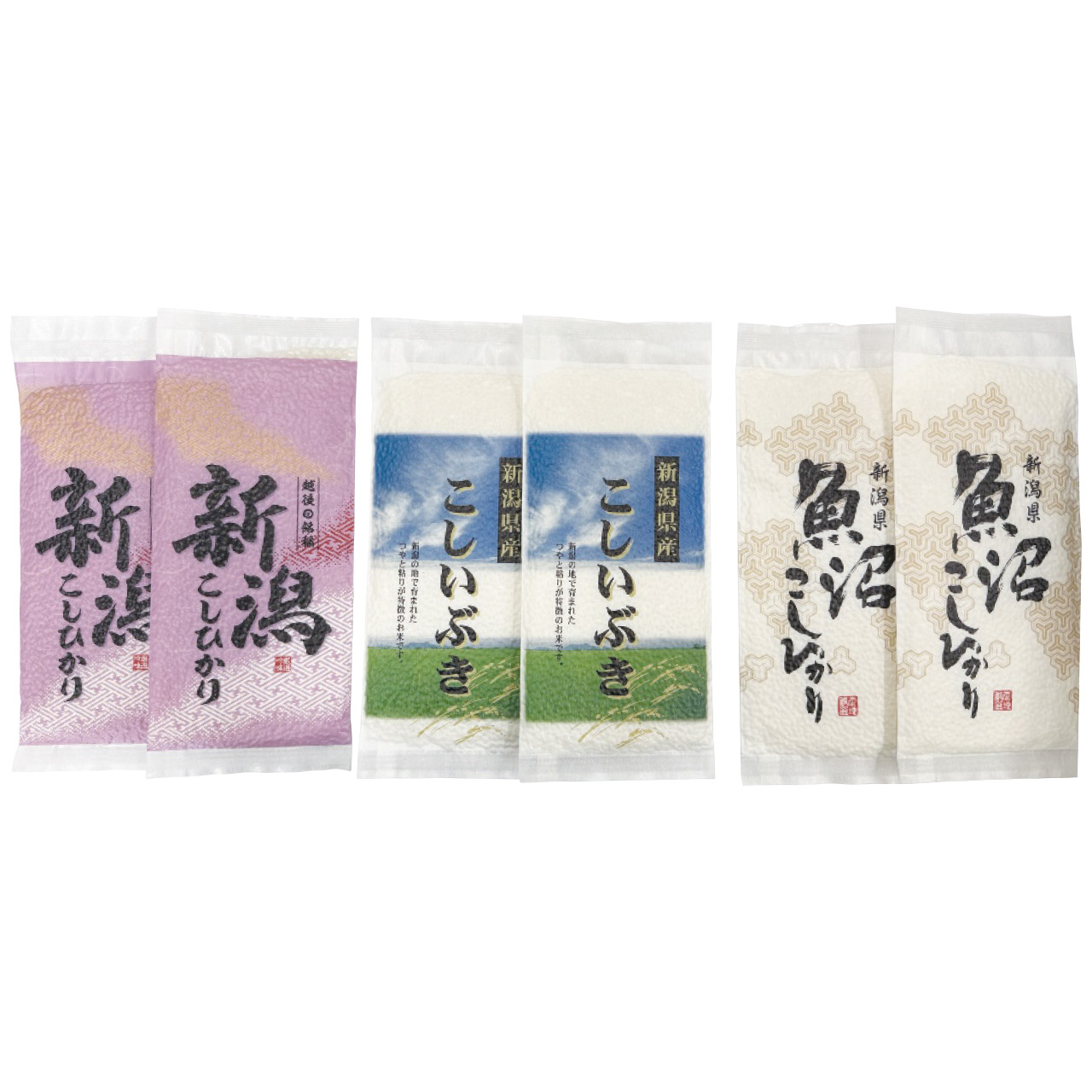新潟米食べくらべギフトセット HIRA-50