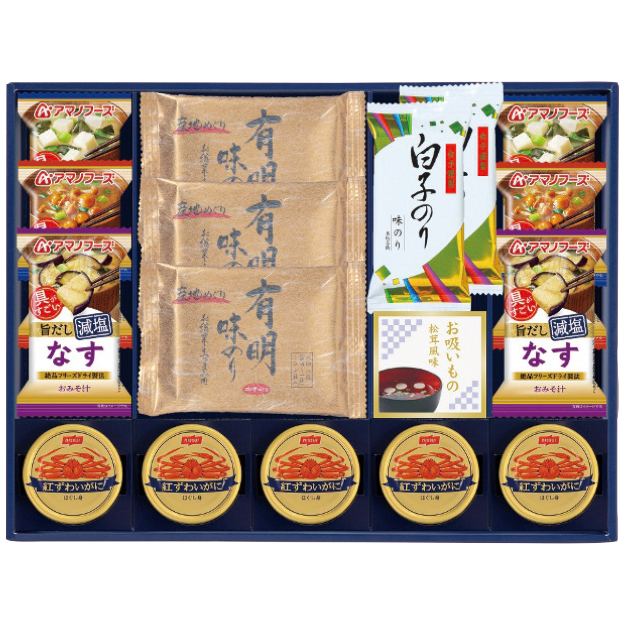 永谷園＆白子のり＆アマノフーズ詰合せ 7086-100