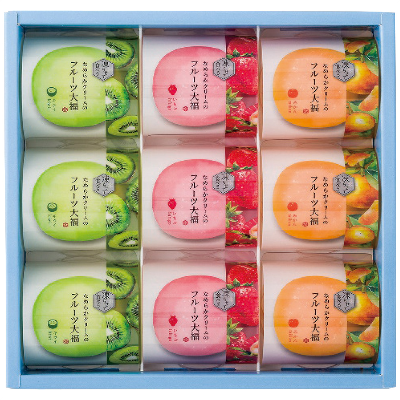 凍らせて食べる なめらかクリームのフルーツ大福 DFA-30