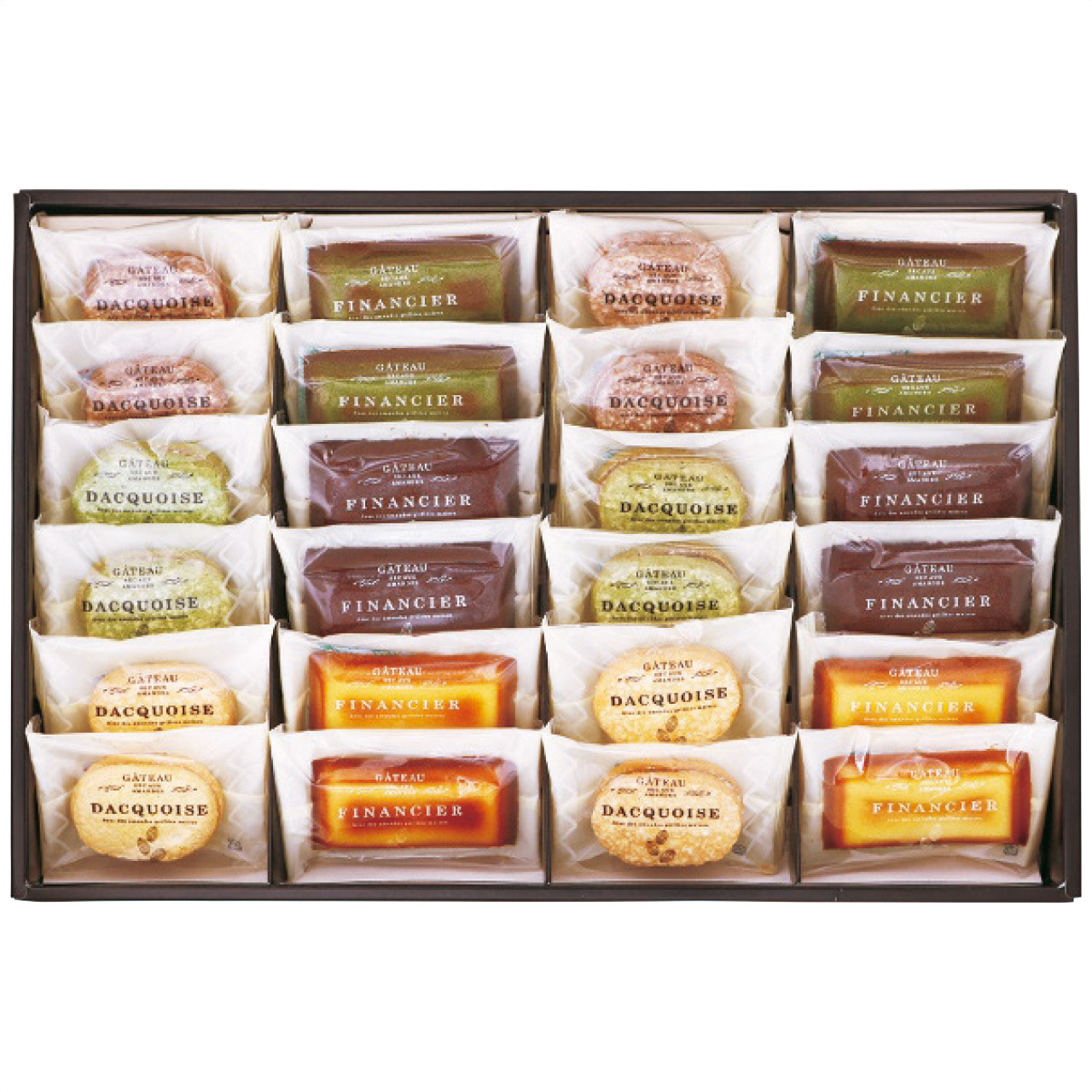 自家挽きアーモンドのガトーセレクション 24個入 GS24