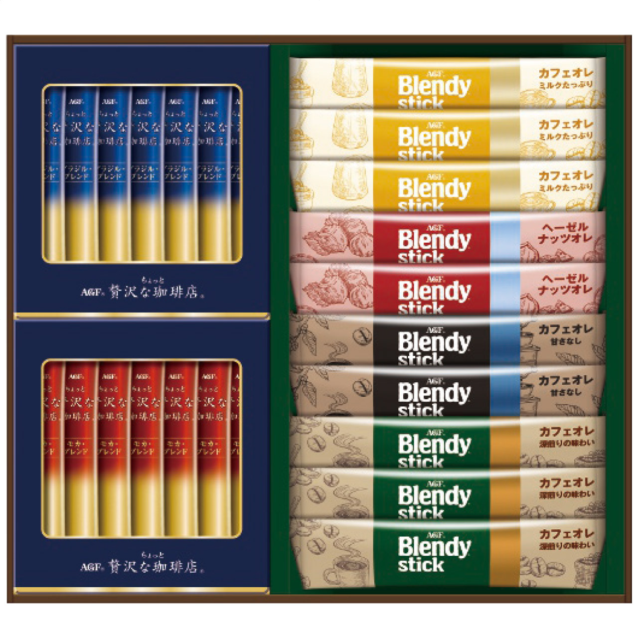 スティックカフェオレ＆ブラックアソートギフト BZT-20D