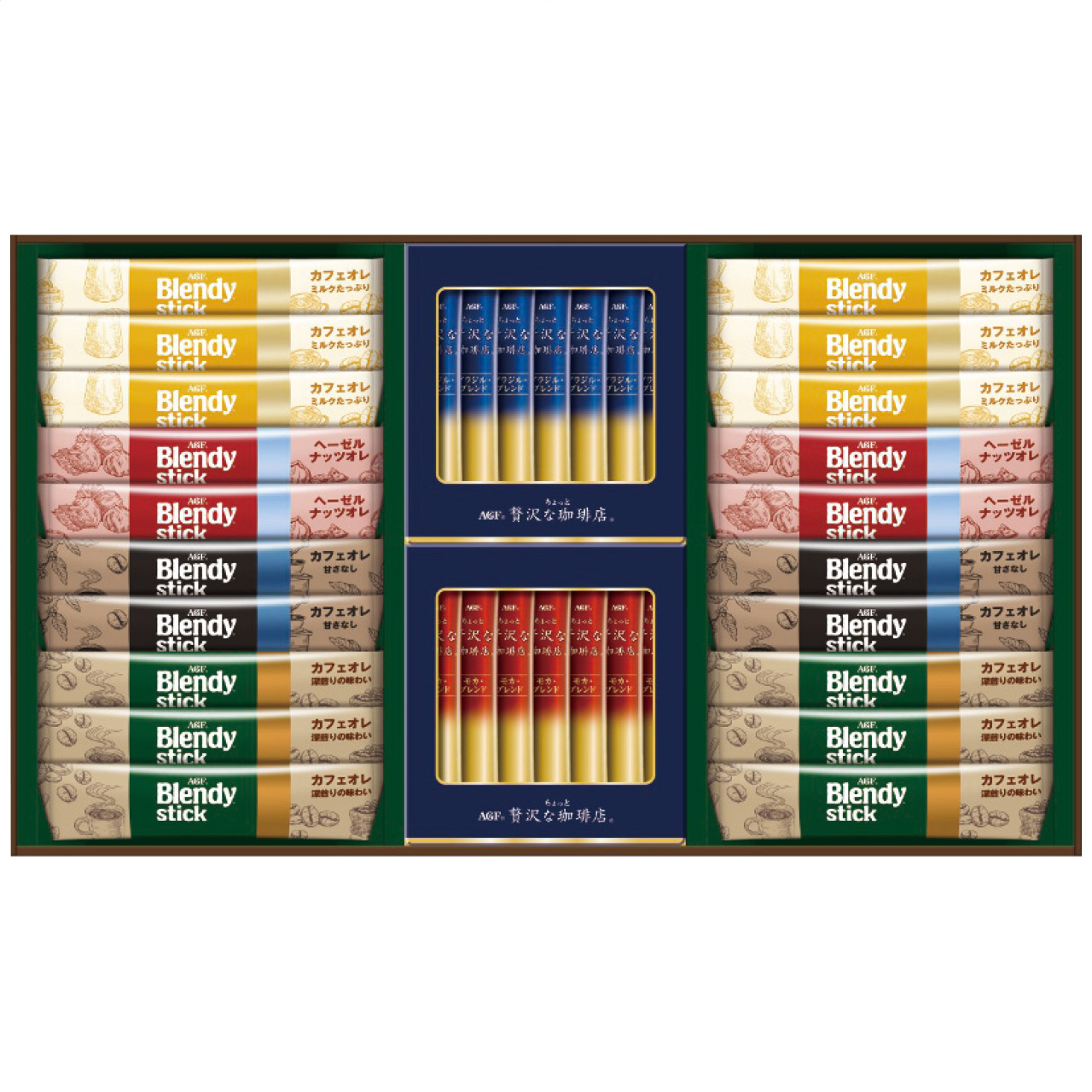 スティックカフェオレ＆ブラックアソートギフト BZT-30D