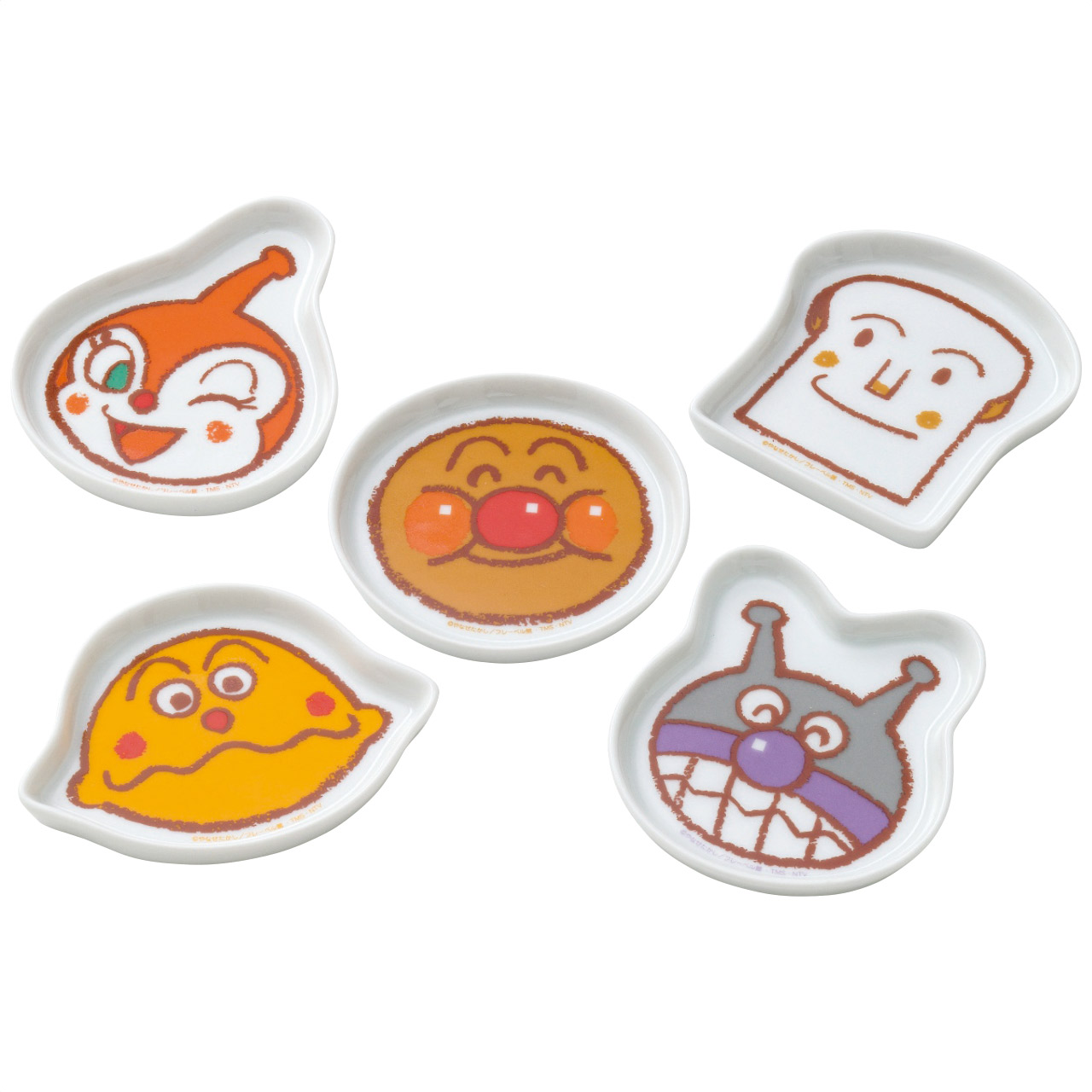 顔型小皿セット