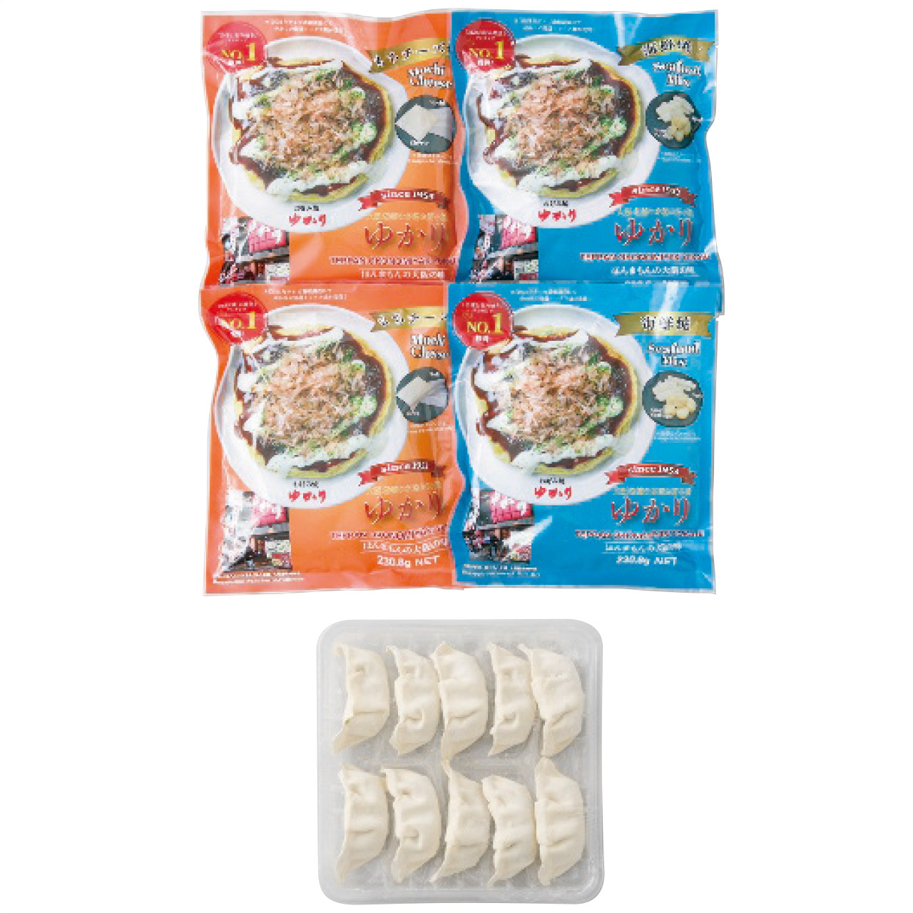 冷凍お好み焼・ねぎ餃子セット