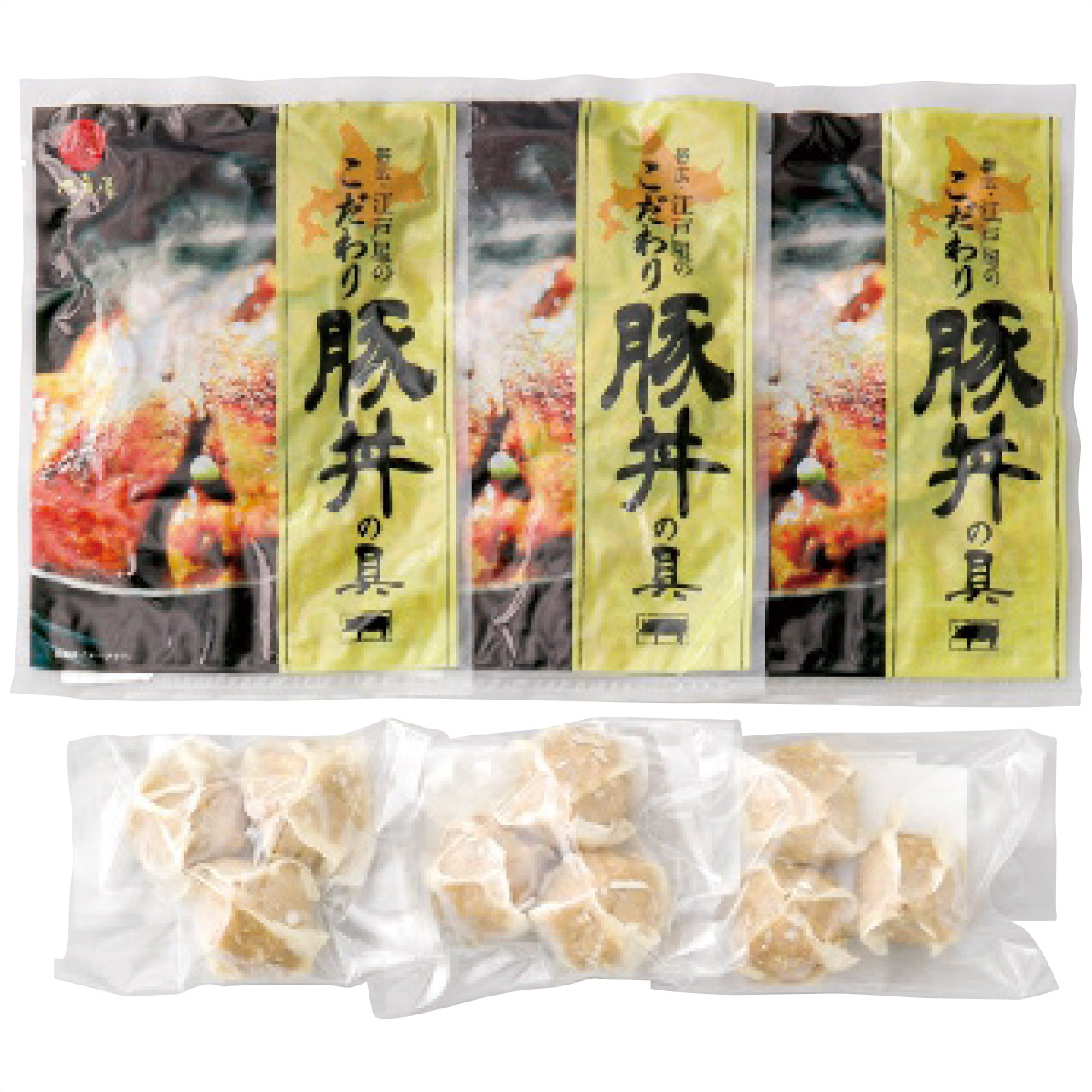 豚丼の具・豚肉しゅうまい各3個
