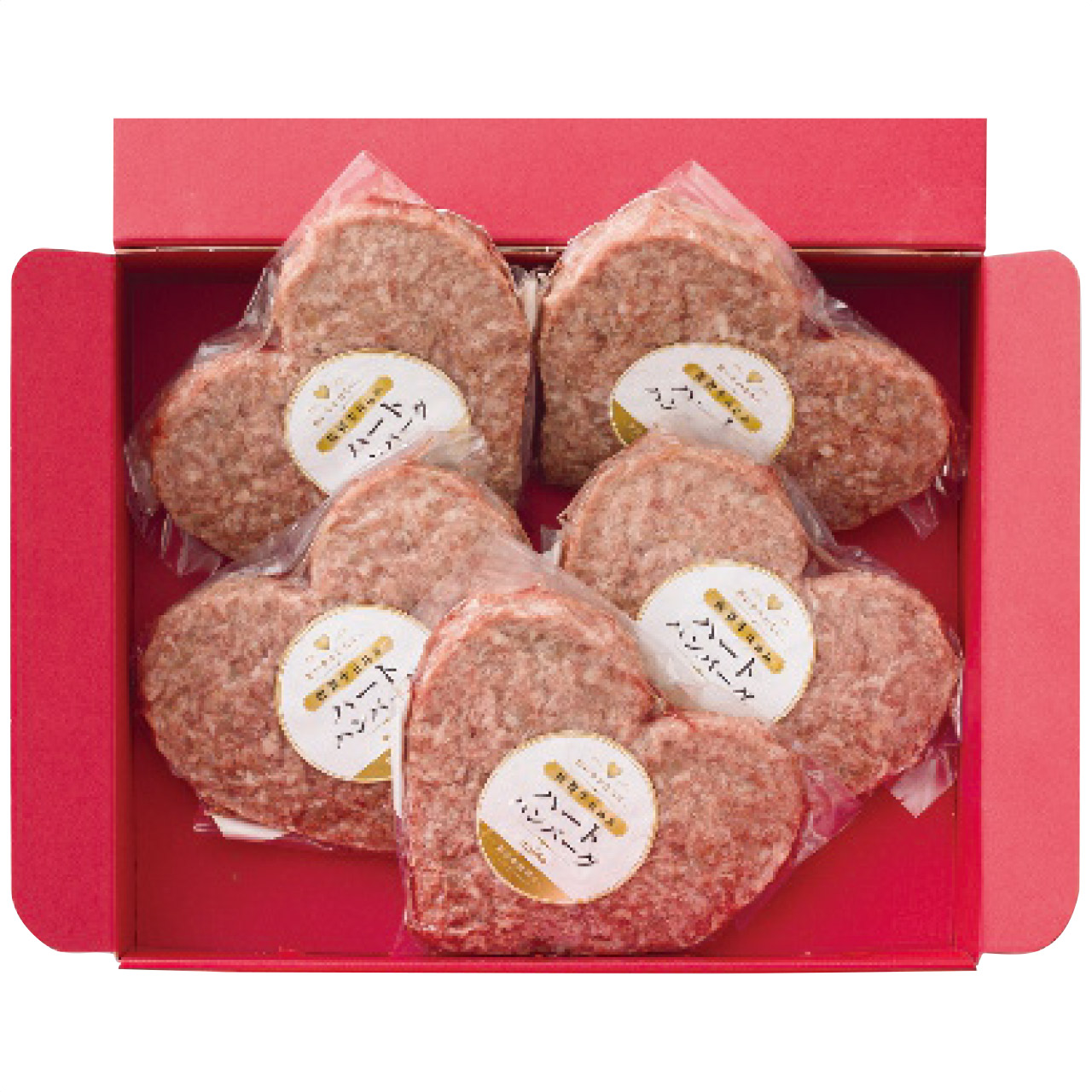 佐賀牛入り ハートハンバーグ5個セット
