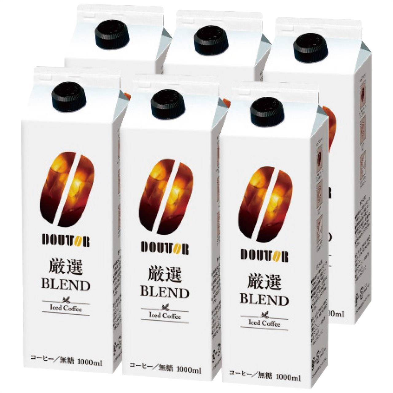 アイスコーヒー無糖(厳選ブレンド)1000ml×6本
