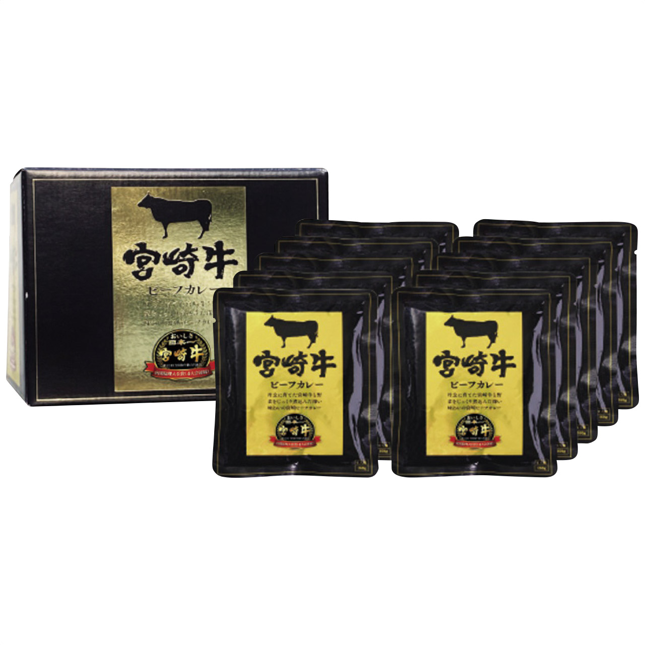 宮崎牛ビーフカレーセット(160g×10食分)