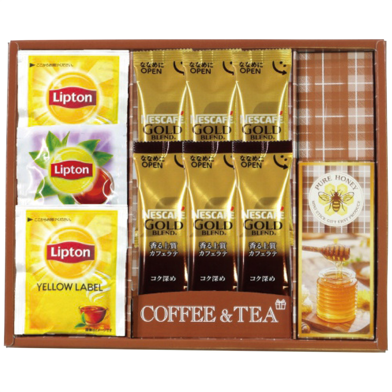 ネスカフェ・リプトン・はちみつギフト 6661-15