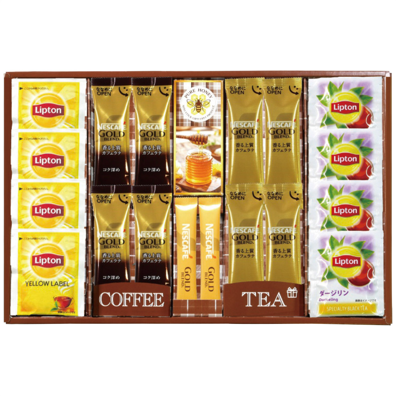 ネスカフェ・リプトン・はちみつギフト 6663-25
