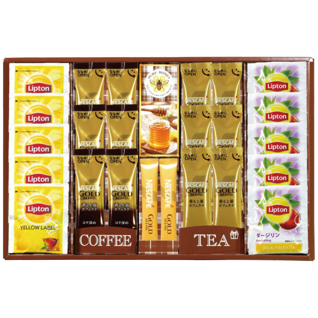 ネスカフェ・リプトン・はちみつギフト 6664-30