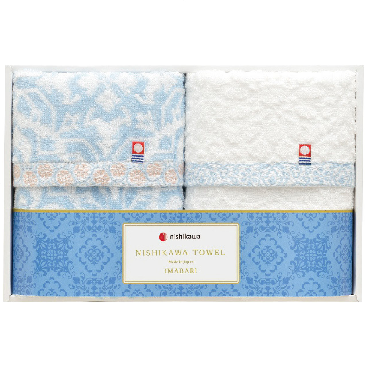 今治製フェイスタオル2枚セット