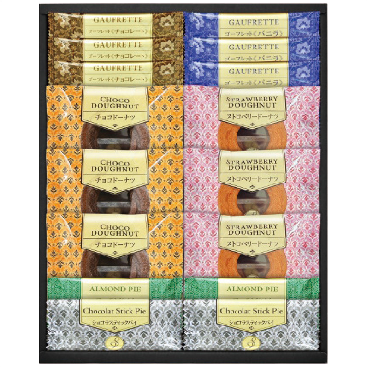 ゴーフレット・焼ドーナツ スイーツセレクト GFD-30