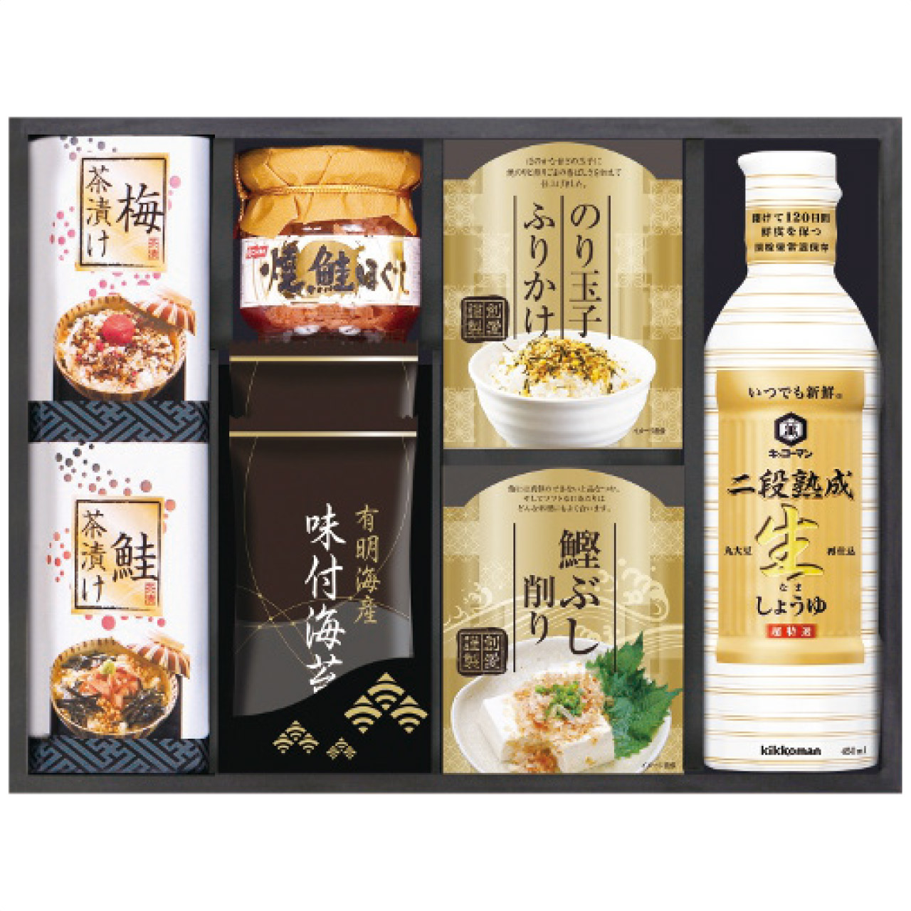 キッコーマン二段熟成生しょうゆ＆食卓詰合せ KJ-30