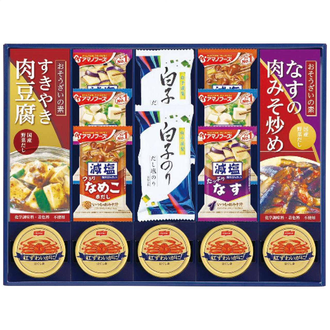 キッコーマン＆アマノフーズ＆白子のり詰合せ 6676-100