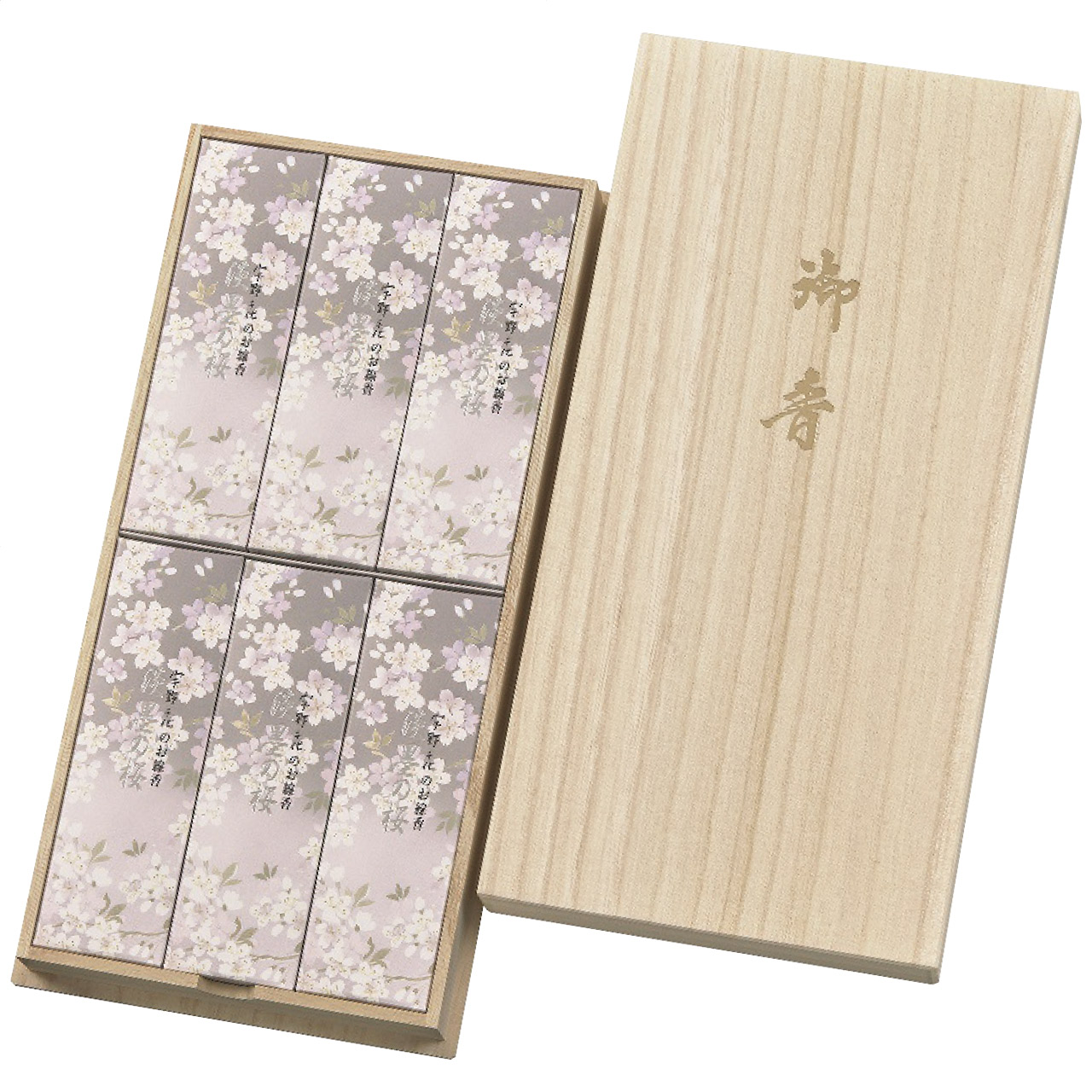 宇野千代のお線香 新・淡墨の桜 桐箱6箱セット