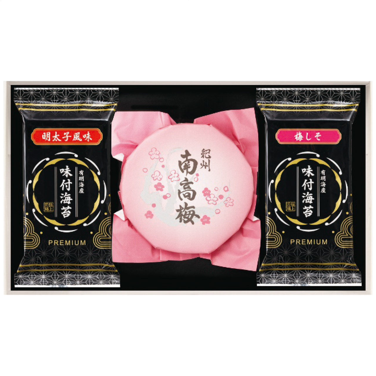 紀州南高梅梅干し・味付海苔セット YUW-20