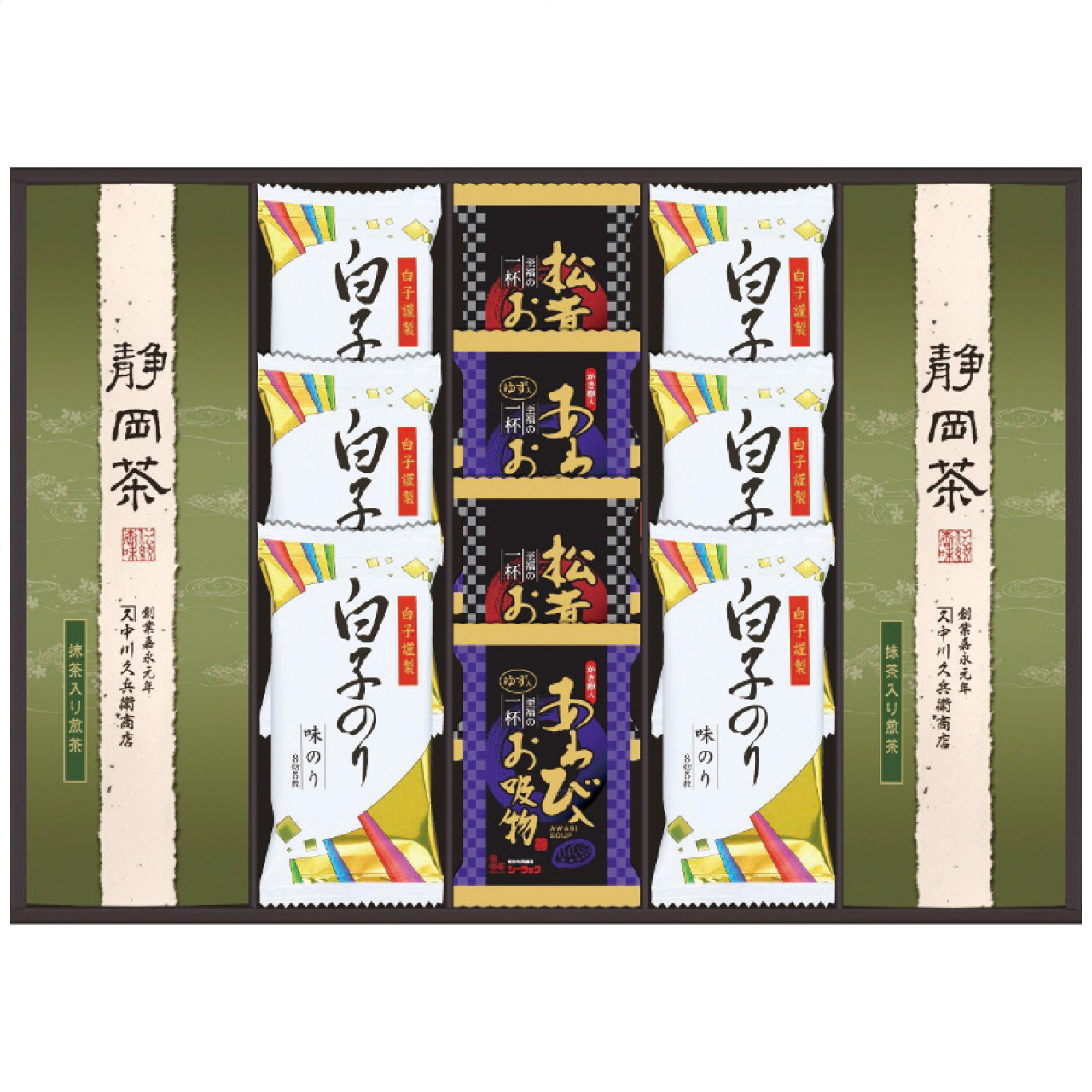 和遊膳 お茶・お吸い物・のり詰合せ WN-50