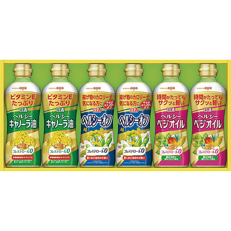 定価3,000円　日清オイリオ ヘルシーオイルギフト　賞味期限：2027年7月