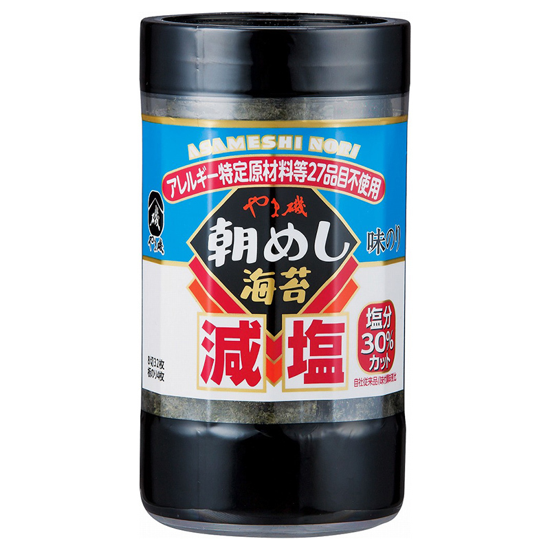 定価420円　減塩朝めし海苔味カップ　賞味期限2025年9月