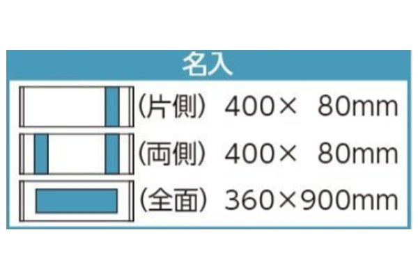 名入れ詳細